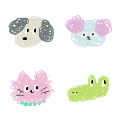 Fuzzy Friends LINE 表情貼封面