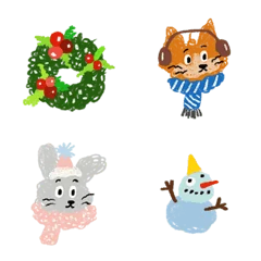 Fox & Bunny Cozy Life LINE 表情貼封面