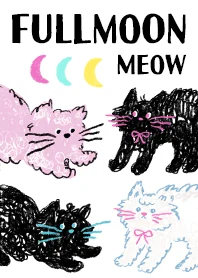 Full Moon - meow - 2 LINE 主題封面